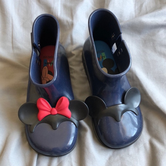 Mini Melissa Other - NEW Mini Melissa Mickey Minnie Rain Boots